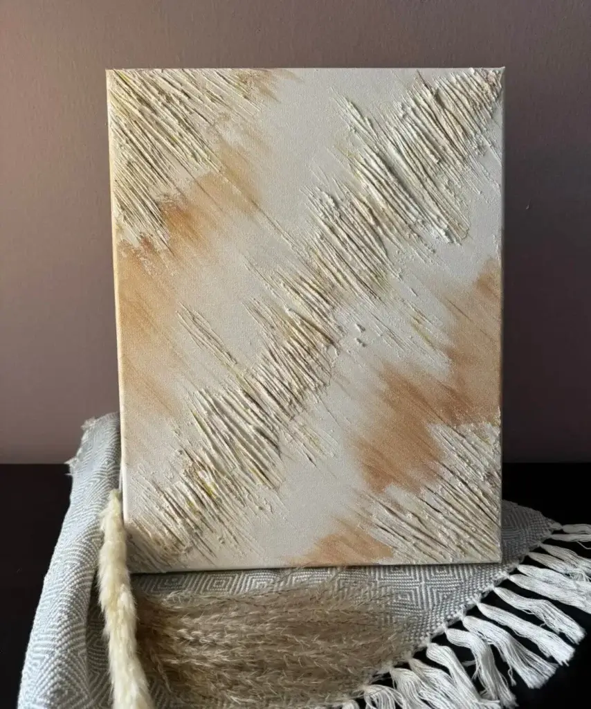 Sunlit Summit - Abstract Canvas Art