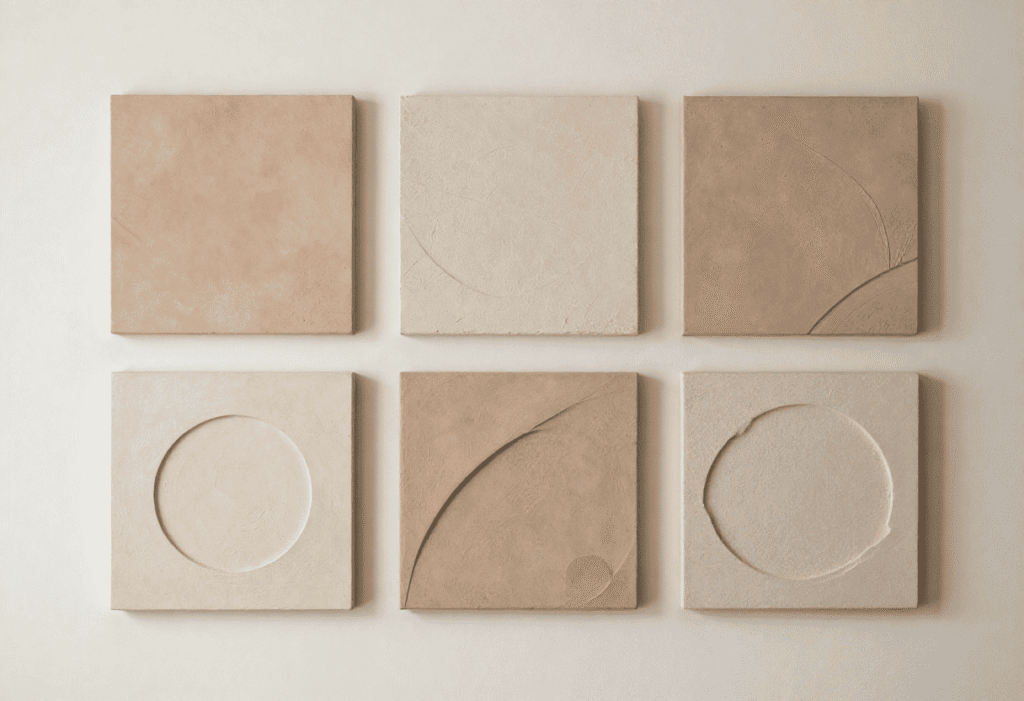 textured wall art decor