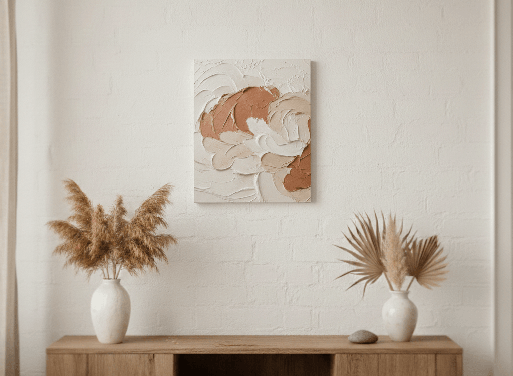 textured art piece 