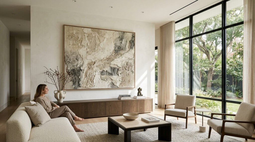 textured wall art